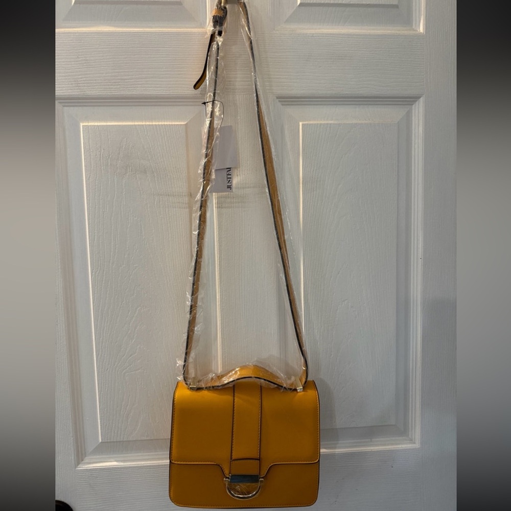 JustFab Yellow Crossbody Bag